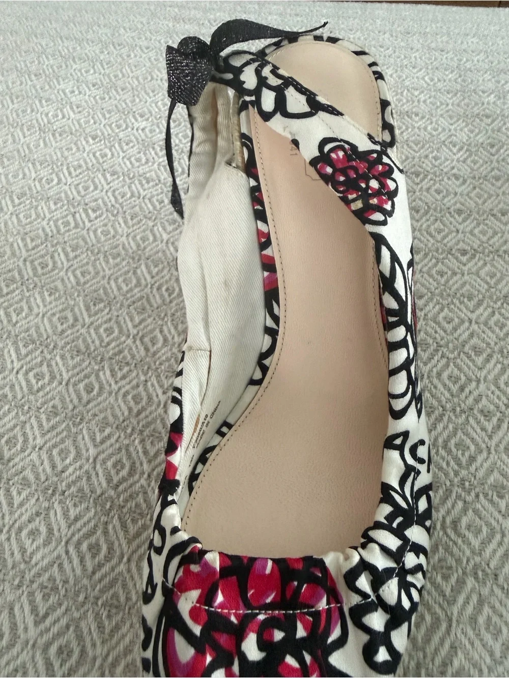 Vintage Coach Maritza Poppy Flower Espadrille Wedge Sandals - Size 10